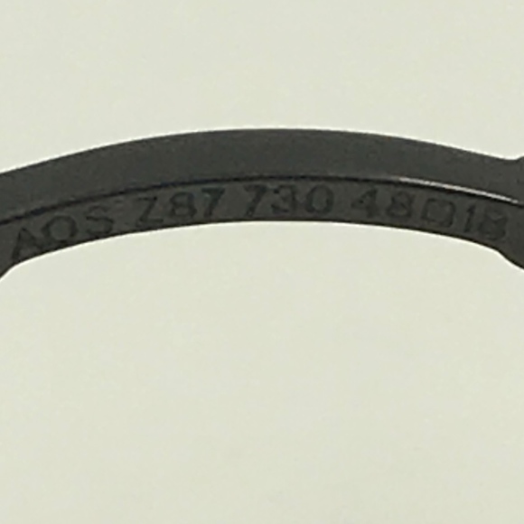 VINTAGE AMERICAN OPTICAL BLACK ROUND SUNNY SHADES - Picture 2 of 8